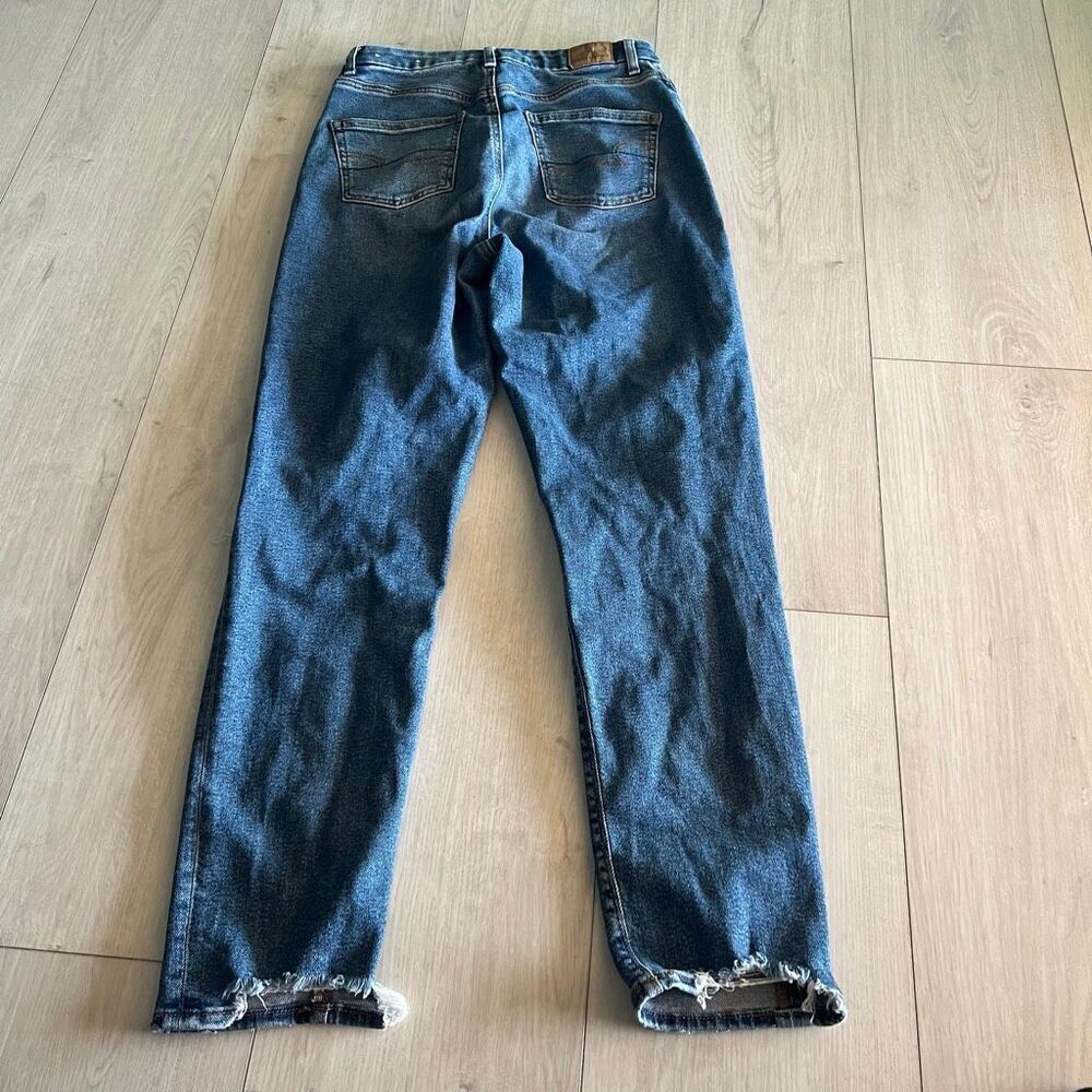 America Eagle curvy mom woman jeans size 4 long - Picture 7 of 10